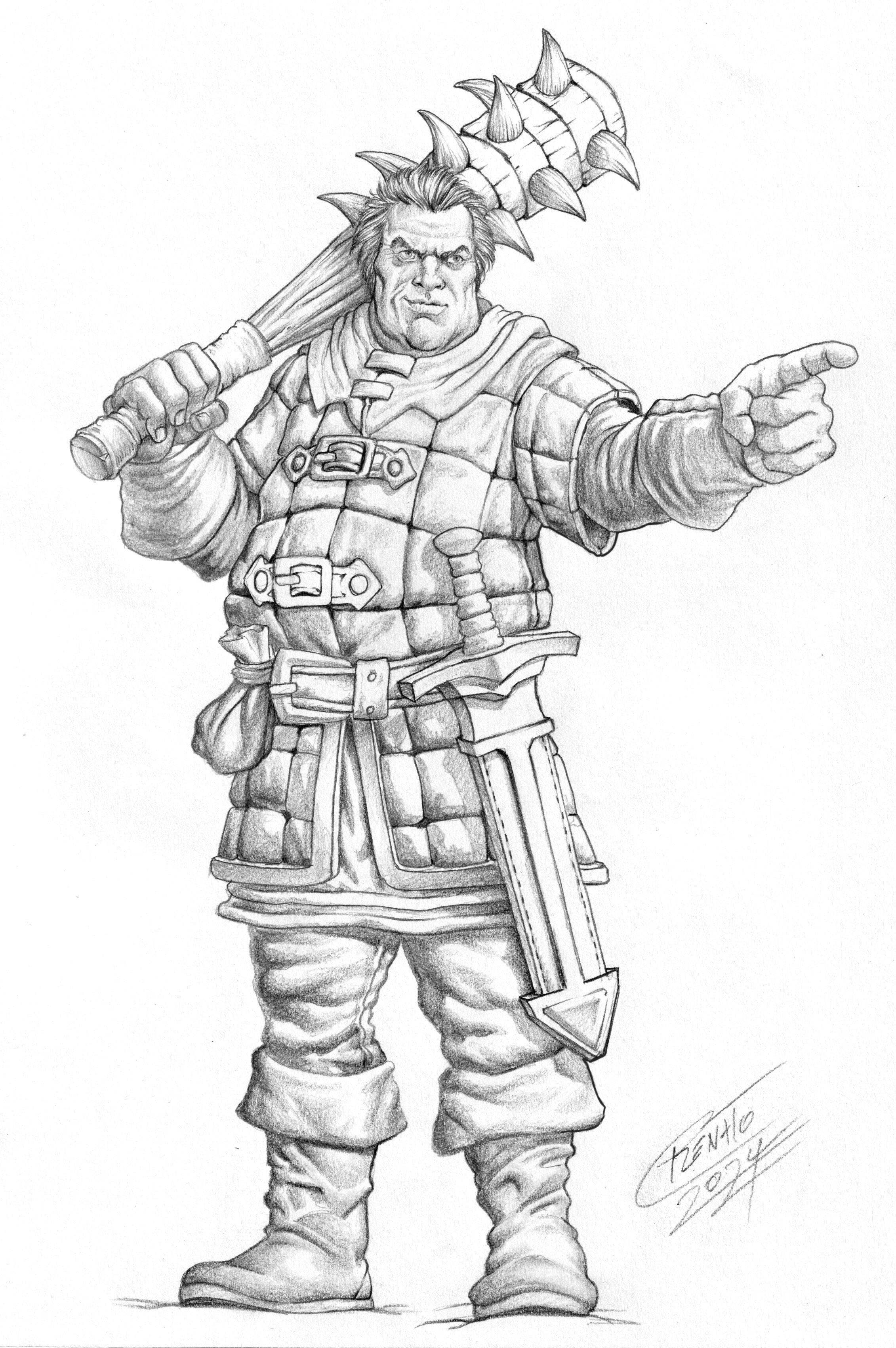 Concept art for Bandit Enforcer